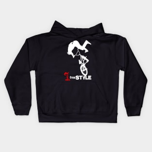 bmx, bike, freestyle Kids Hoodie